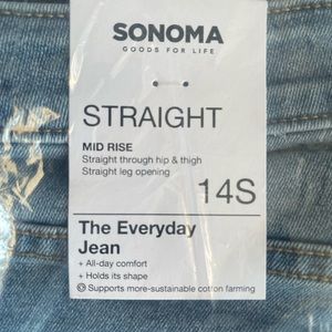 Sonoma Straight Leg Jeans- NWT